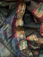 Load image into Gallery viewer, Silk Wrap Top Made From Up-Cycled Silk Saree | WS3