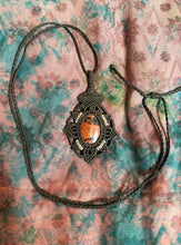 Load image into Gallery viewer, Jasper Stone Macrame Necklace | Macrame Necklace Made in India