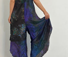 Load image into Gallery viewer, SECONDS SALE | Floral Silk Jumper with Iridescent Vibes |Made From Recycled Sarees From India | J4