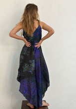 Load image into Gallery viewer, SECONDS SALE | Floral Silk Jumper with Iridescent Vibes |Made From Recycled Sarees From India | J4