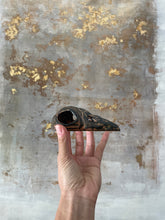 Load image into Gallery viewer, Bird Skull Incense Burner with Burnt Copper Glaze