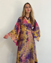 Load image into Gallery viewer, Silk Wrap Dress Made From Up-Cycled Silk Sarees From India | BD1