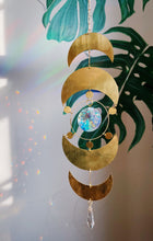 Load image into Gallery viewer, Moon Phase Sun Catcher for Window | Circular Prism