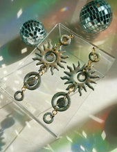 Load image into Gallery viewer, Ring Of Fire Dangle Earrings | Holographic