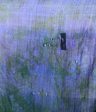 Load image into Gallery viewer, SECONDS SALE | Floral Silk Jumper with Iridescent Vibes |Made From Recycled Sarees From India | J4