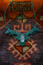 Load image into Gallery viewer, Turquoise and Coral Toned Necklace With Semi Precious Gemstone