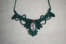 Load image into Gallery viewer, Turquoise and Coral Toned Necklace With Semi Precious Gemstone