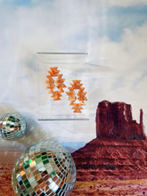 Load image into Gallery viewer, Peach Quartz Tribal Earrings