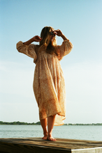 Load image into Gallery viewer, Mabry Dress in Turmeric - Pure Cotton, Hand Block Printed, Made With Love in Jaipur Ind