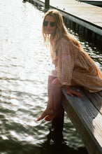 Load image into Gallery viewer, Mabry Dress in Turmeric - Pure Cotton, Hand Block Printed, Made With Love in Jaipur Ind