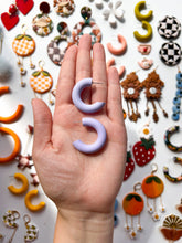 Load image into Gallery viewer, Baby Hoops | Lavender
