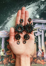 Load image into Gallery viewer, Ring Of Fire Earrings | Black Pepper

