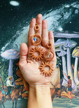 Load image into Gallery viewer, Warm Sun Flare Earrings
