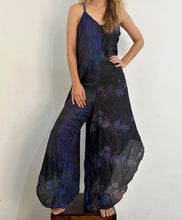 Load image into Gallery viewer, SECONDS SALE | Floral Silk Jumper with Iridescent Vibes |Made From Recycled Sarees From India | J4
