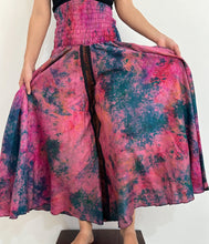 Load image into Gallery viewer, Extra Extra Flowy Palazzo Pants | Silk Palazzo Pants With Multicolor Embroidery | FP5

