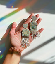 Load image into Gallery viewer, OOAK Beaded Patchwork Earrings | Lighter Colorway
