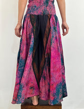 Load image into Gallery viewer, Extra Extra Flowy Palazzo Pants | Silk Palazzo Pants With Multicolor Embroidery | FP5
