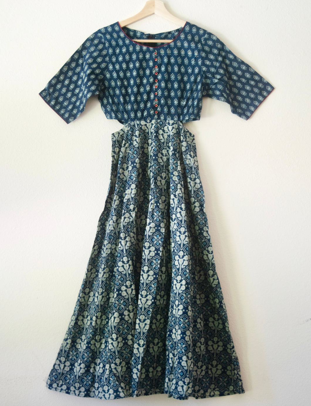 Pure Cotton Dress with Ethnic Indian Motifs