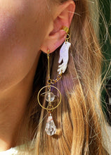 Load image into Gallery viewer, Diamond drops | Ear Cuff Hand Earrings White
