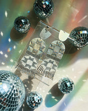 Load image into Gallery viewer, OOAK Beaded Patchwork Earrings | Lighter Colorway
