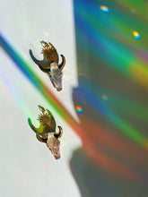 Load image into Gallery viewer, Holographic Bull Earrings
