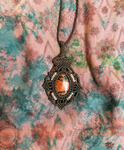 Load image into Gallery viewer, Jasper Stone Macrame Necklace | Macrame Necklace Made in India

