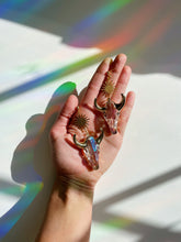 Load image into Gallery viewer, Holographic Bull Earrings
