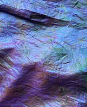 Load image into Gallery viewer, SECONDS SALE | Floral Silk Jumper with Iridescent Vibes |Made From Recycled Sarees From India | J4
