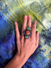 Load image into Gallery viewer, Ethnic Himalayan Statement Ring | USA size 8
