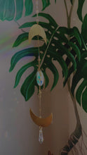 Load and play video in Gallery viewer, Moon Phase Sun Catcher for Window | Circular Prism
