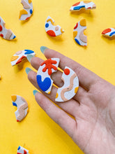 Load image into Gallery viewer, The Dottie Studs in Funky Geometric
